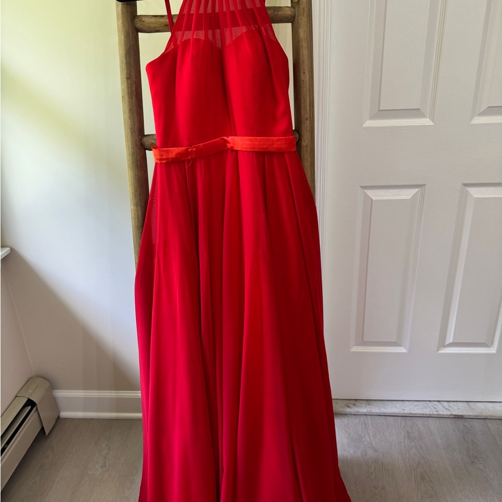 Elegant Red Long Dress
